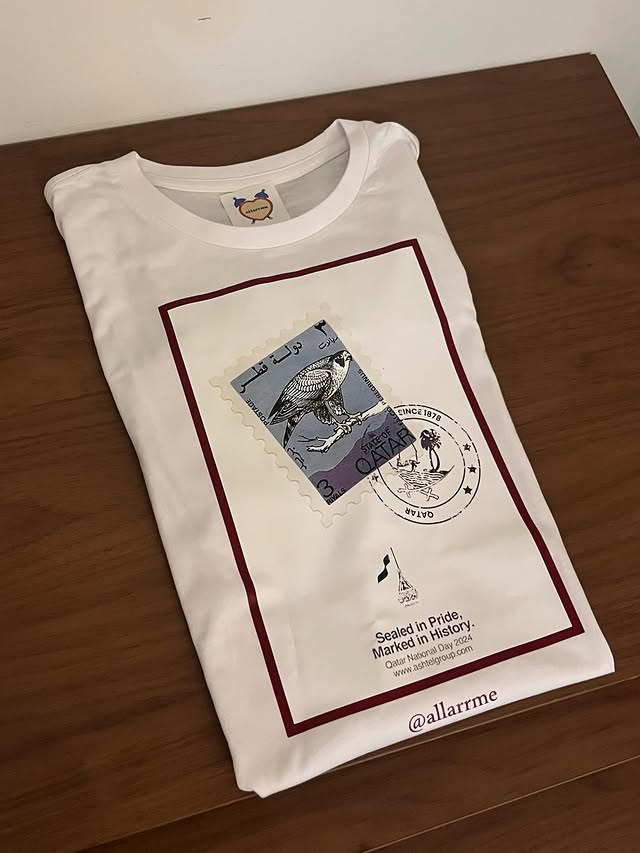 Qatar Falcon Stamp T-Shirt