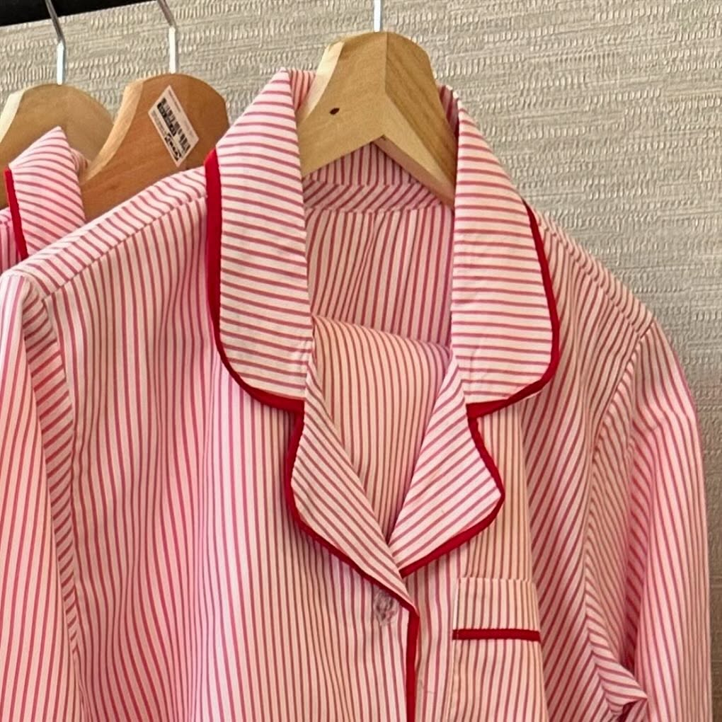 Red and White Striped Pajamas