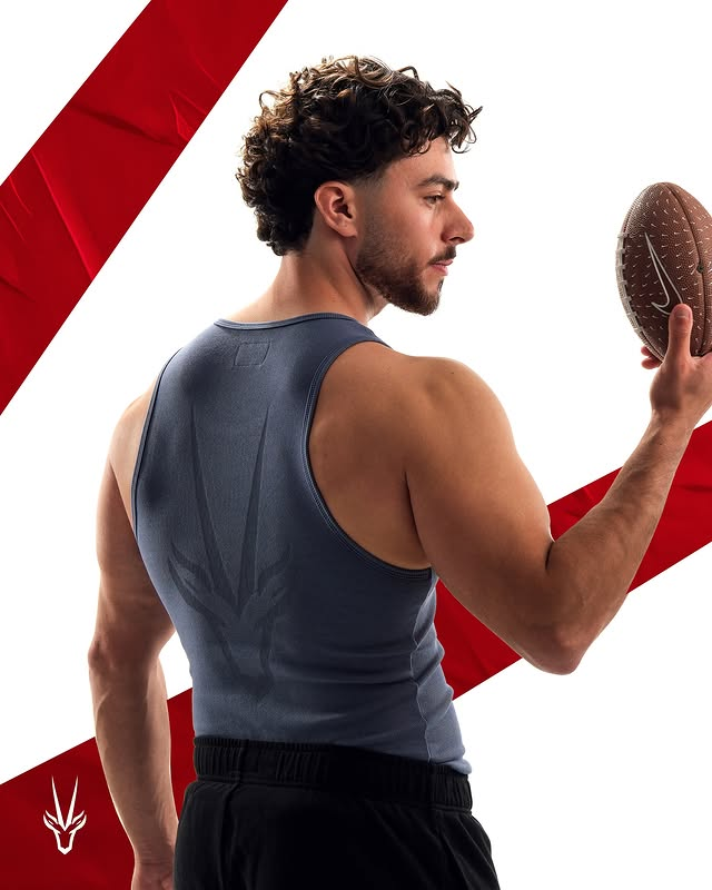 Slate Blue Racerback Tank Top