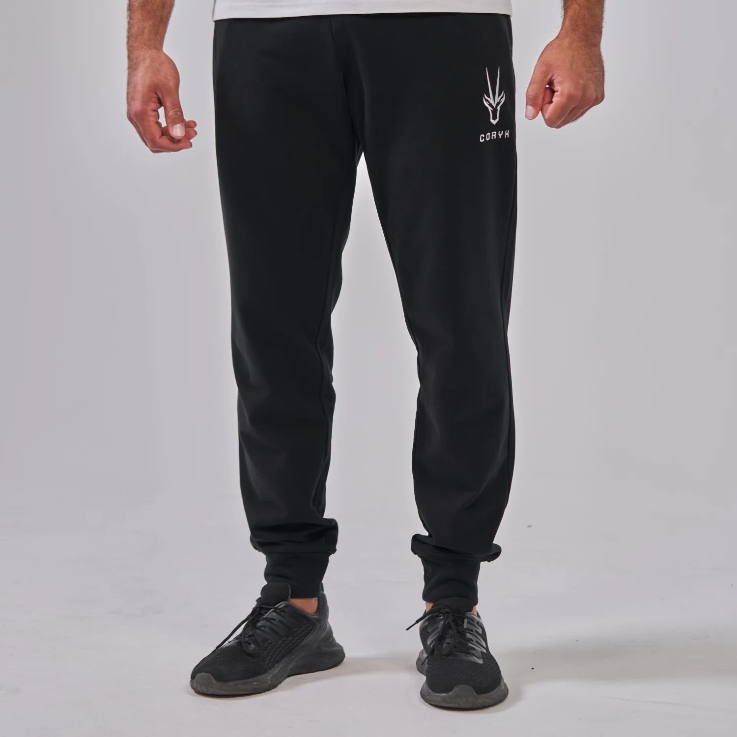 Black Tapered Joggers