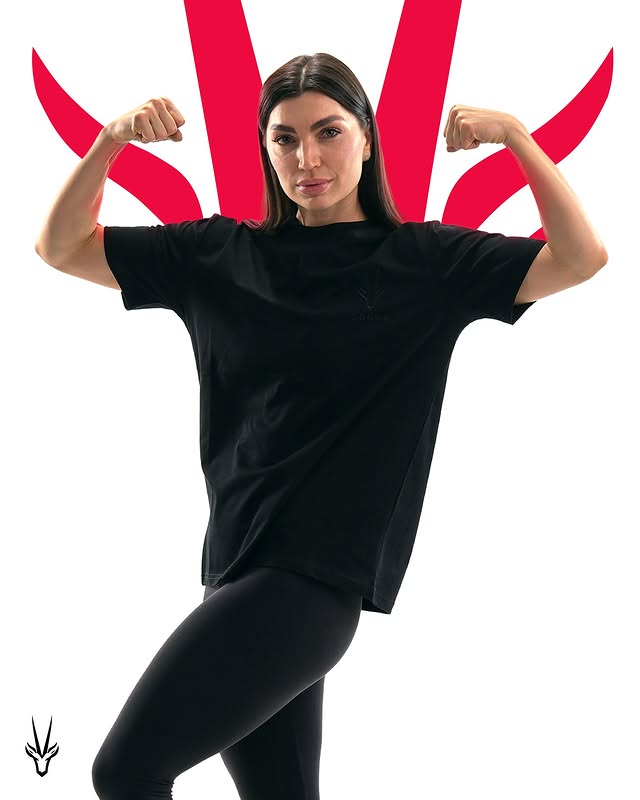 Black Tonal Logo T-Shirt