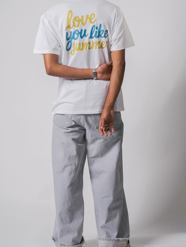 Yellow and Blue 'Love You Like Summer' T-Shirt