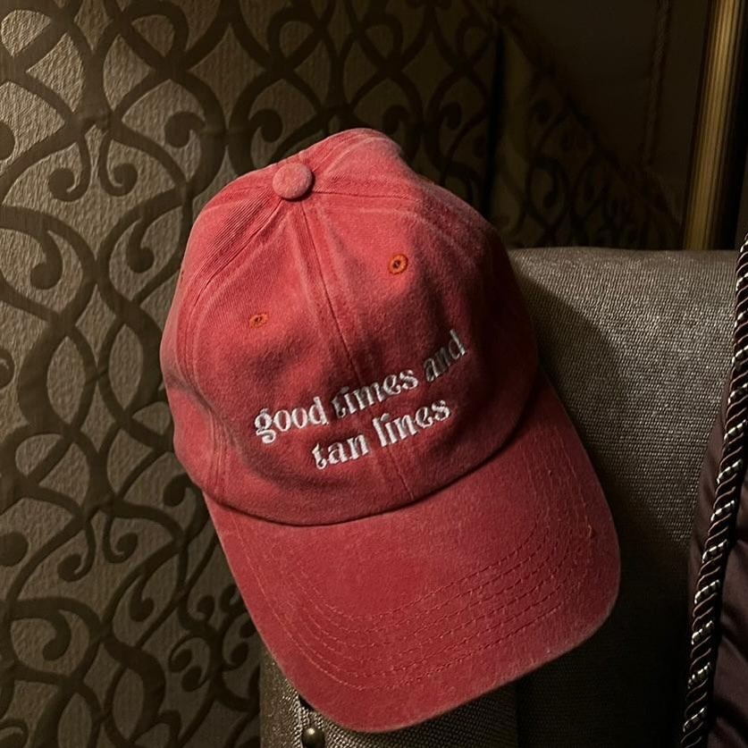 Faded Red 'Good Times' Cap