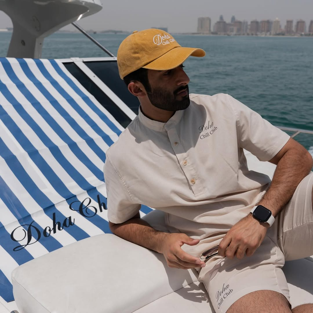 Beige Linen Shirt and Shorts Set